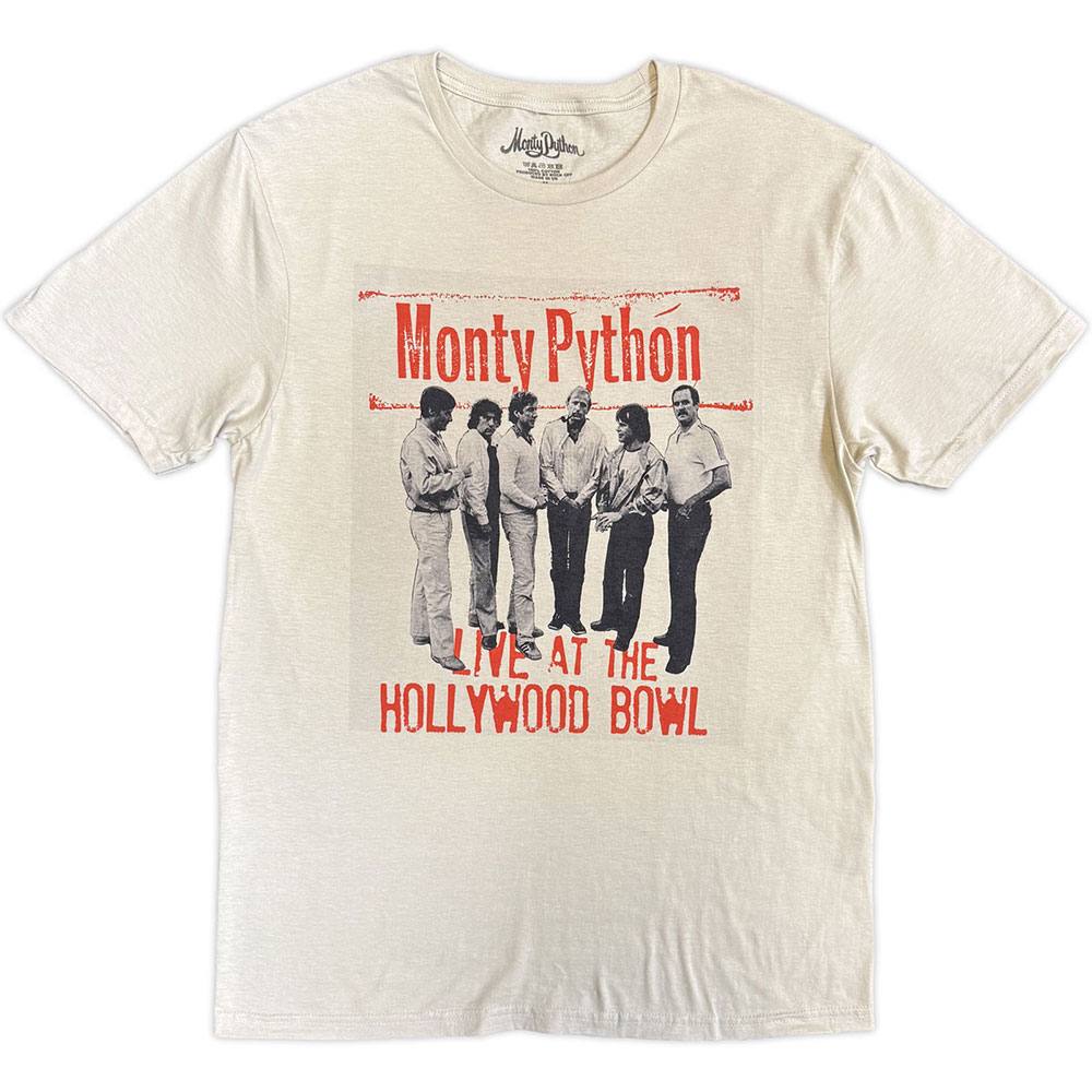 Monty Python - Hollywood Bowl Heren Tshirt - Creme